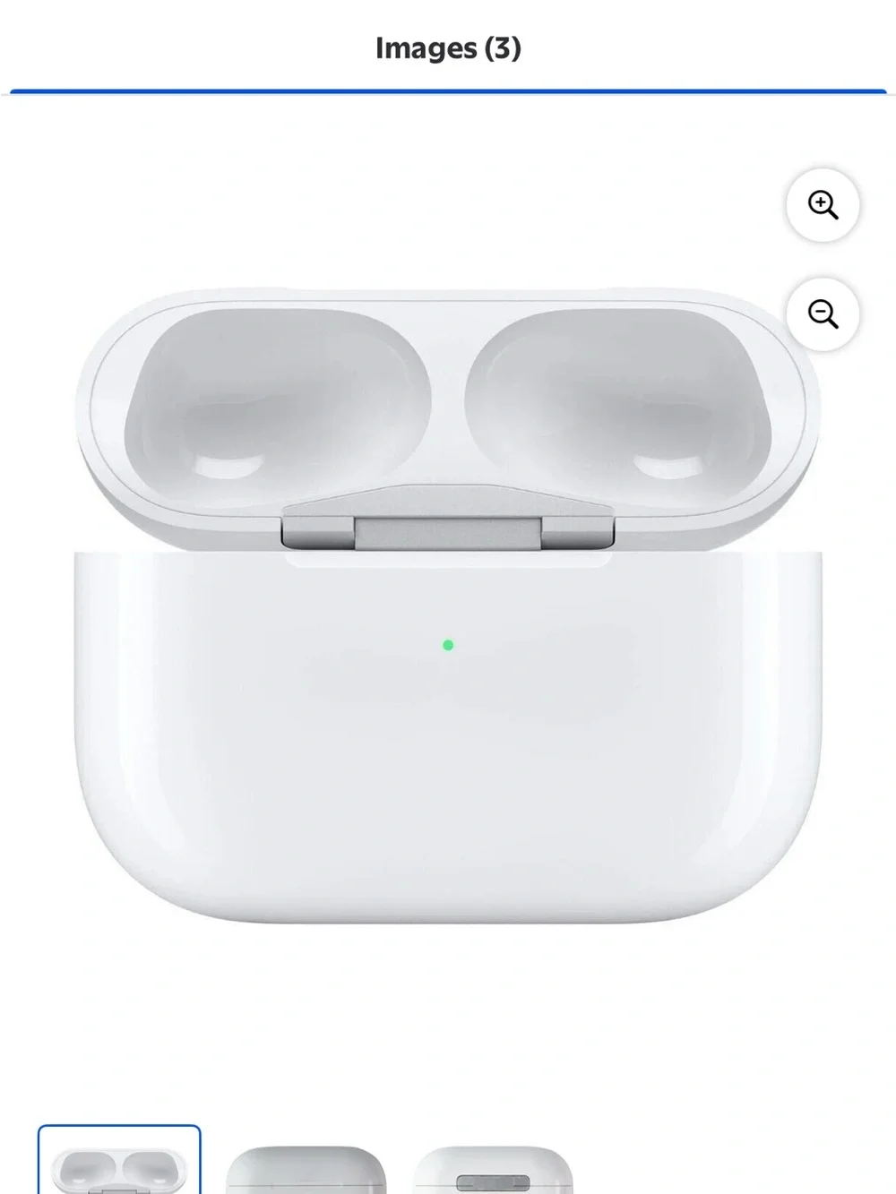 Apple White Wireless Earbuds Charging Case